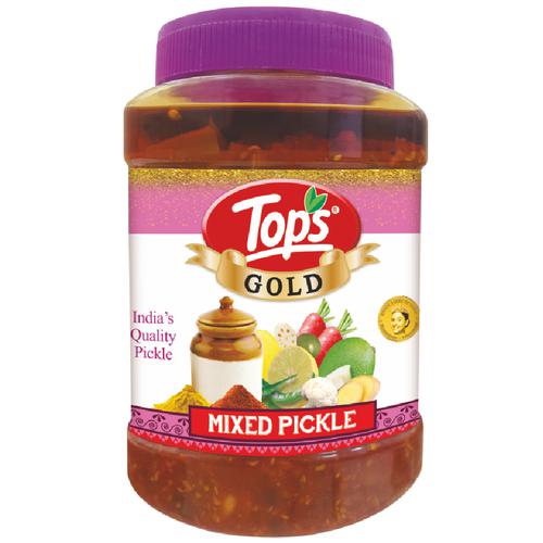 Tops Gold - Mixed Pickle, Traditional Flavour, Intense Taste, 950 g