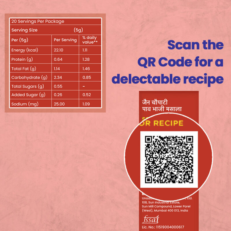 CRISTA Jain Pav Bhaji and Jain Chole Masala Combo Pack - Image 5