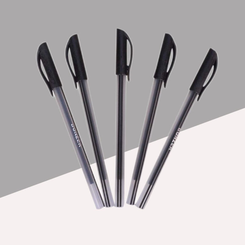 Use & Throw Ball Pen  – Black ( Pack of 5 )