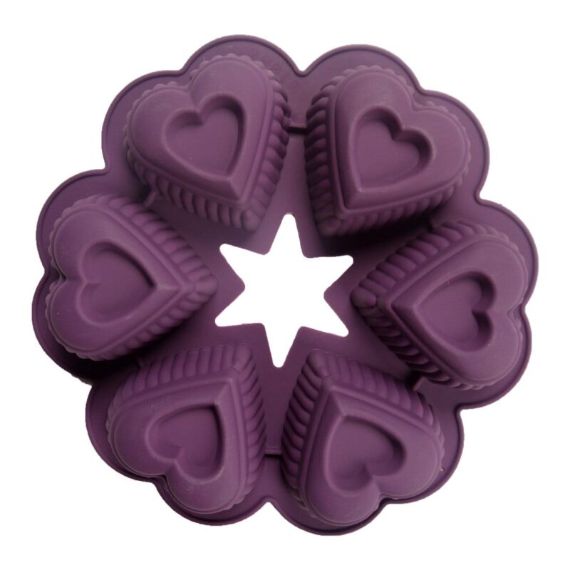Silicon Heart shaped Chocolate Mould - Image 3
