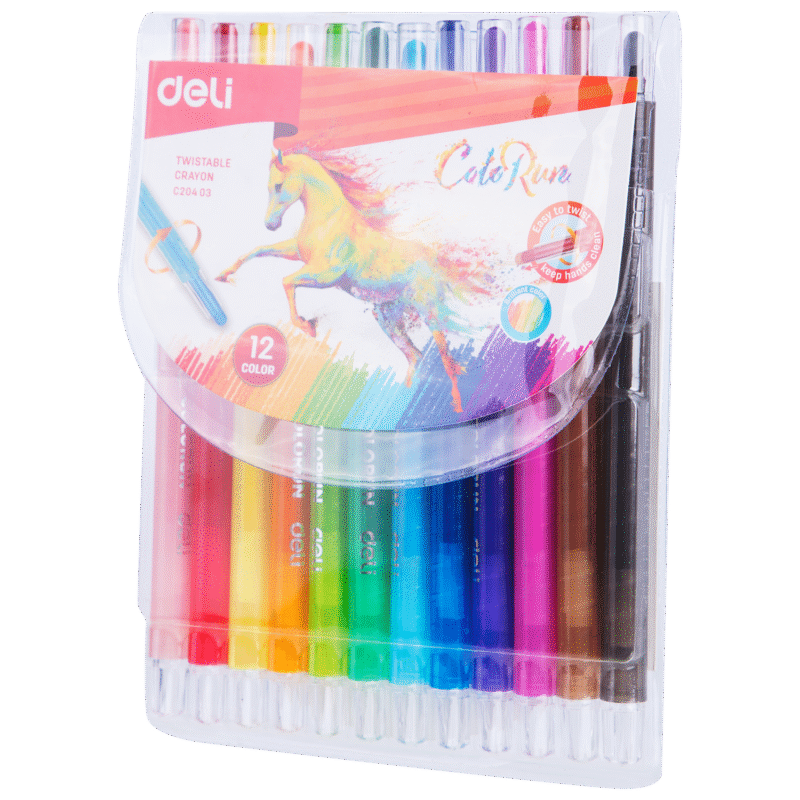 DELI EC20403 TWISTABLE MARKER SET - Color May Vary