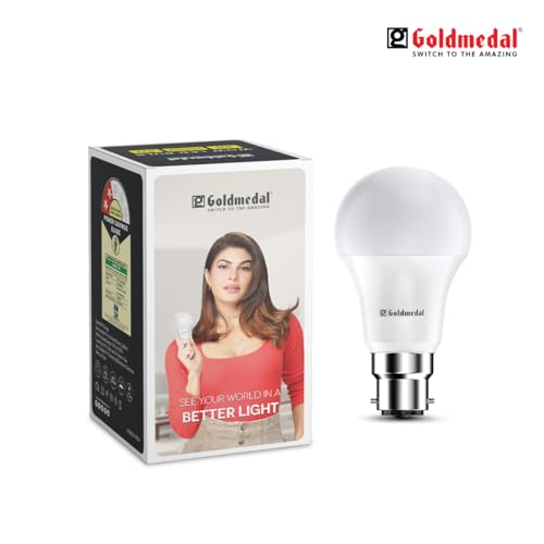 Goldmedal Wow 9W B22 Base LED Bulb – Cool Daylight (6500k) | Energy Efficient | 230 Degree Light Coverage | Surge Protection up to 4KV | Rated Life 15000 Hrs | for Home & Office |Pack of 100 - Image 3
