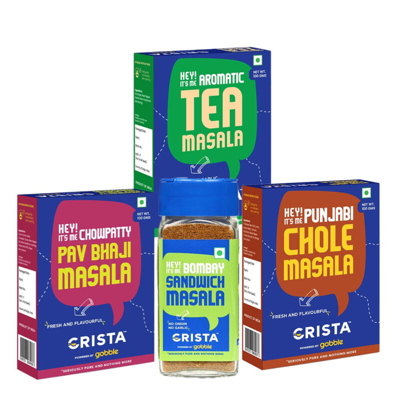 CRISTA Indian Street Food Seasonings Combo Pack - 2