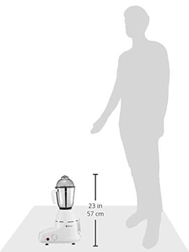 Bajaj GX-8 750W Mixer Grinder with Nutri Pro Feature, 3 Jars, White - Image 4