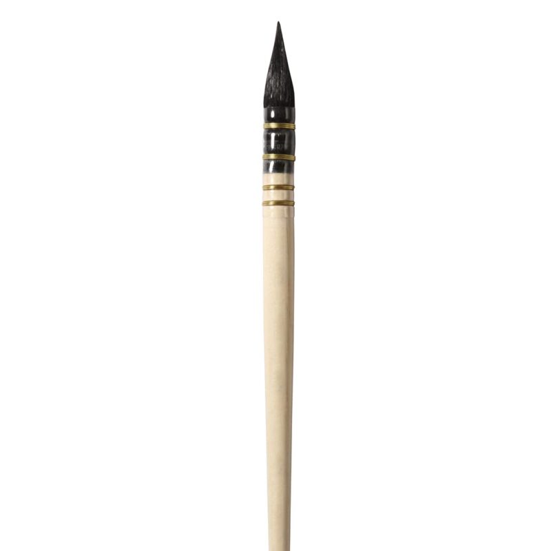 Daler-Rowney Aquafine Short Handle Pointed Wash Watercolour Brush (No 4- Af24)