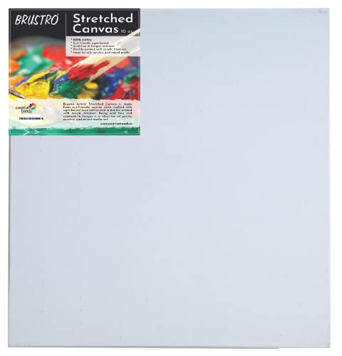 Brustro Artists Stretched Cotton Canvas 24"x24" - Image 2