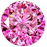 Kirti Gems Lab Certified Round Pink American Zircon Gemstone 7.25 Ratti Jarkan Faceted Cut Loose Gemstone - Image 5