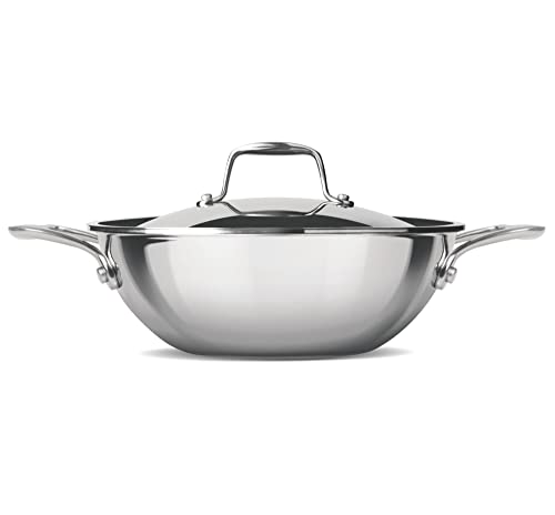 Milton Pro Cook Triply Stainless Steel Kadhai with Lid, 22 cm / 2.2 Litre - Image 7