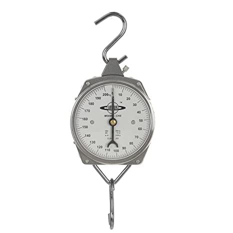 Crystal zone Commercial Hanging 200 Kg Grey Colour Weighing Scale/kata 200 kg/Best Metal Quality, pack of 1 grey.