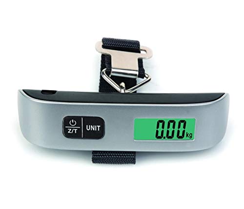 ADDCART Plastic 50 Kg Digital Luggage Scale with LCD Display Backlight Temperature Sensor and Tare Function Weighing Scale(Silver Color) - Image 9