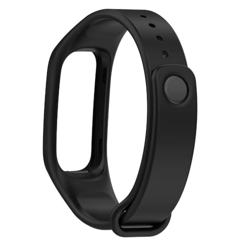 INEFABLE Oneplus Band Strap and Oppo Band Strap Soft Silicone Adjustable Band Strap - Device Not Included - Black - Pack of 1 - Image 3