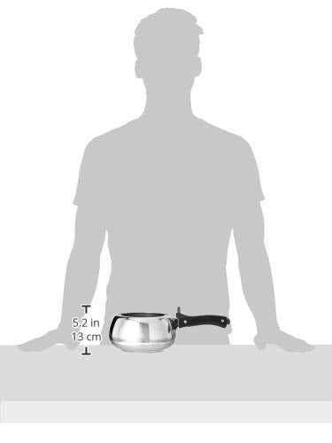 Hawkins 2 Litre Contura Pressure Cooker, Stainless Steel Inner Lid Cooker, Handi Cooker, Induction Cooker, Small Cooker, Silver (SSC20) - Image 4