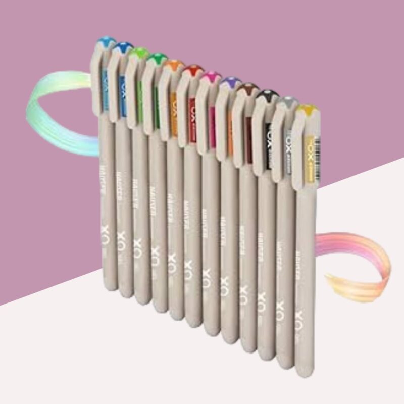 Hauser XO Multicolour Ball Pen Set ( Pack of 10 )