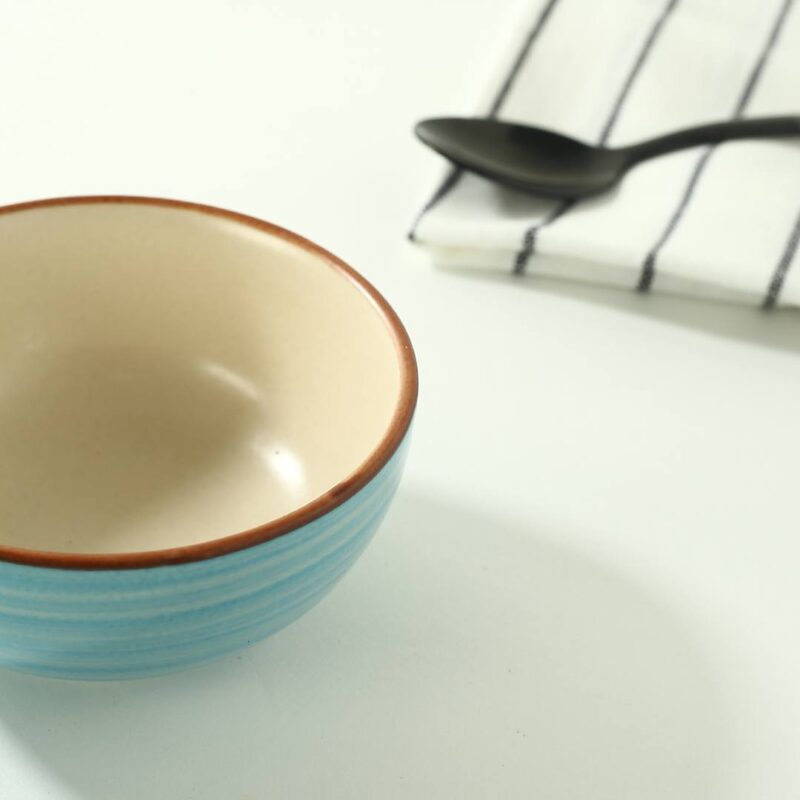 Teramo Veg Bowl Blue Set of 4 - Image 2