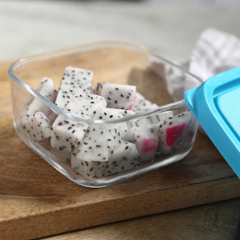 Bormioli Frigoverre 2 Pcs Square Glass Container - Image 2