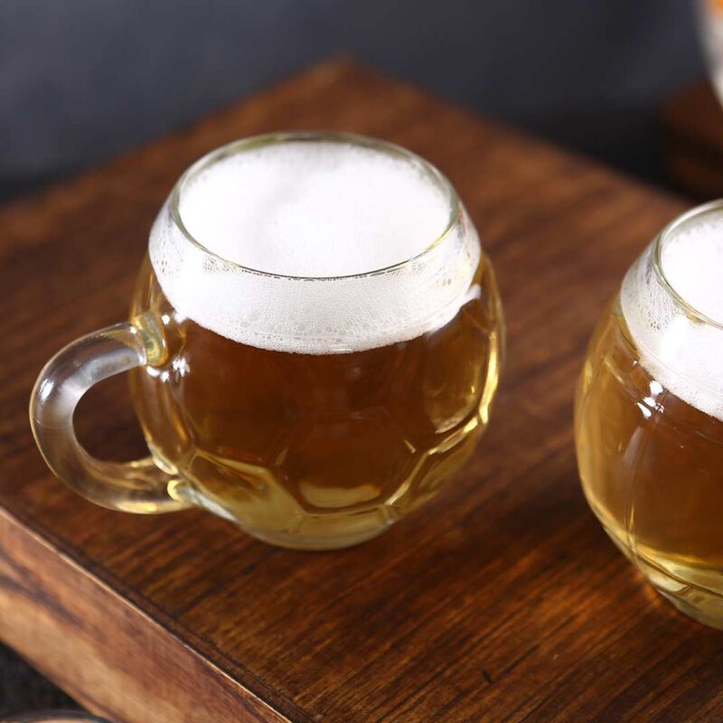 Modena Beer Mug Football 400 Ml (Set Of 2) - Image 2