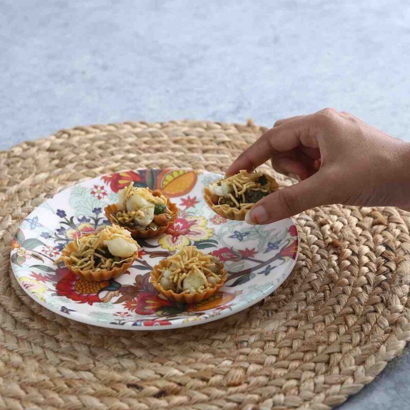 Venice 7" Quarter Plate - Red (Set of 6) - Image 5