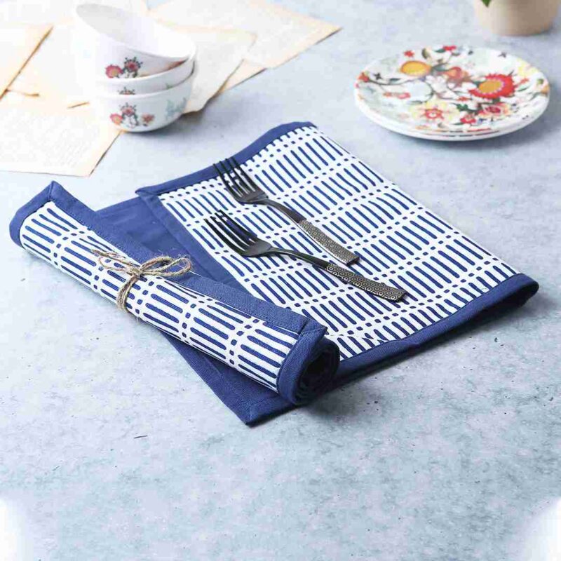 Como Table mats - Blue (Set of 6) - Image 3