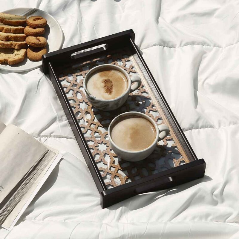 Casablanca Ornamental Tile Glass Tray -Small - Image 2