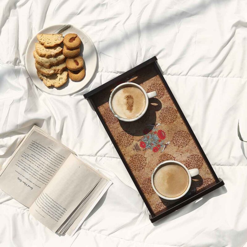 Casablanca Damask Motif Tray - Small - Image 2