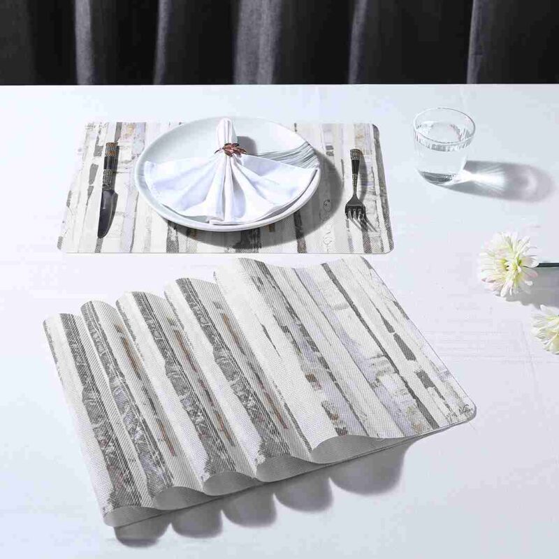 Valentina Printed - Stripes Placemat Set of 6 - Image 3