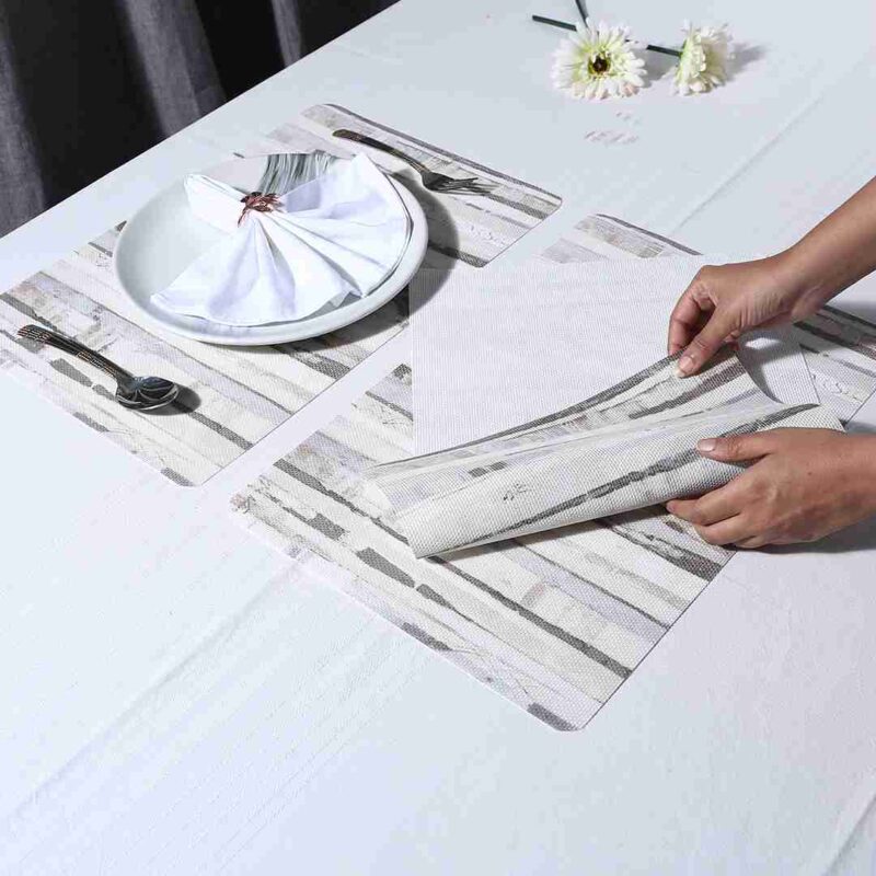 Valentina Printed - Stripes Placemat Set of 6 - Image 6