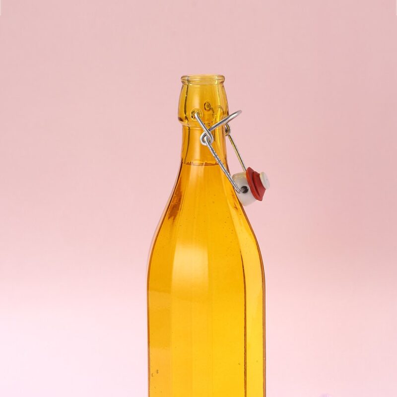 Bormioli Water Bottle - Yellow - 1L - Image 3
