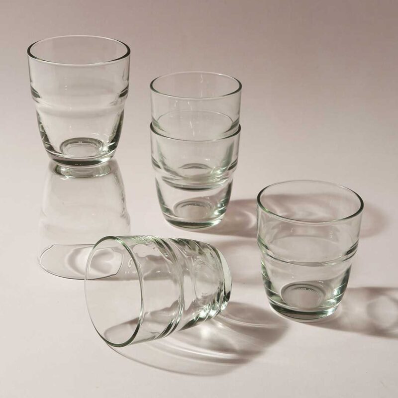Bormioli Water Tumbler - Clear - 305 ML - Set of 6 - Image 2