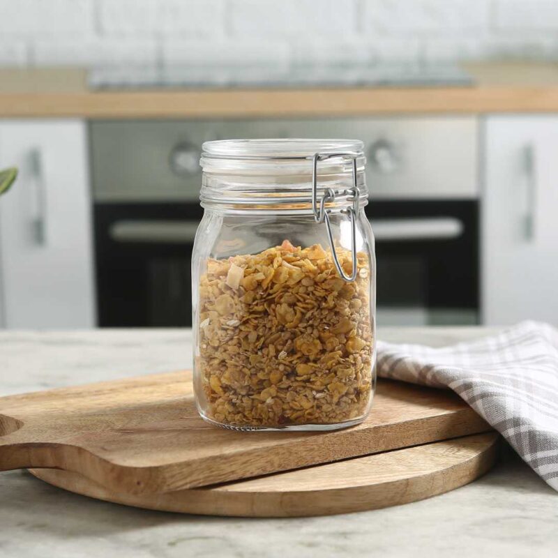 Bormioli Fido 2 Pcs Set Glass Jar Container Large - Image 5