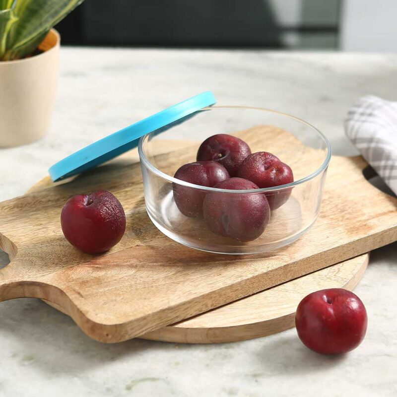 Bormioli Frigoverre 2 Pcs Round Glass Container