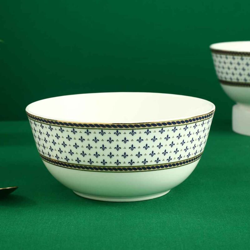 Sicilia Fine Bone China 6" Serving Bowl - Royal Blue - 1 Pc - Image 2