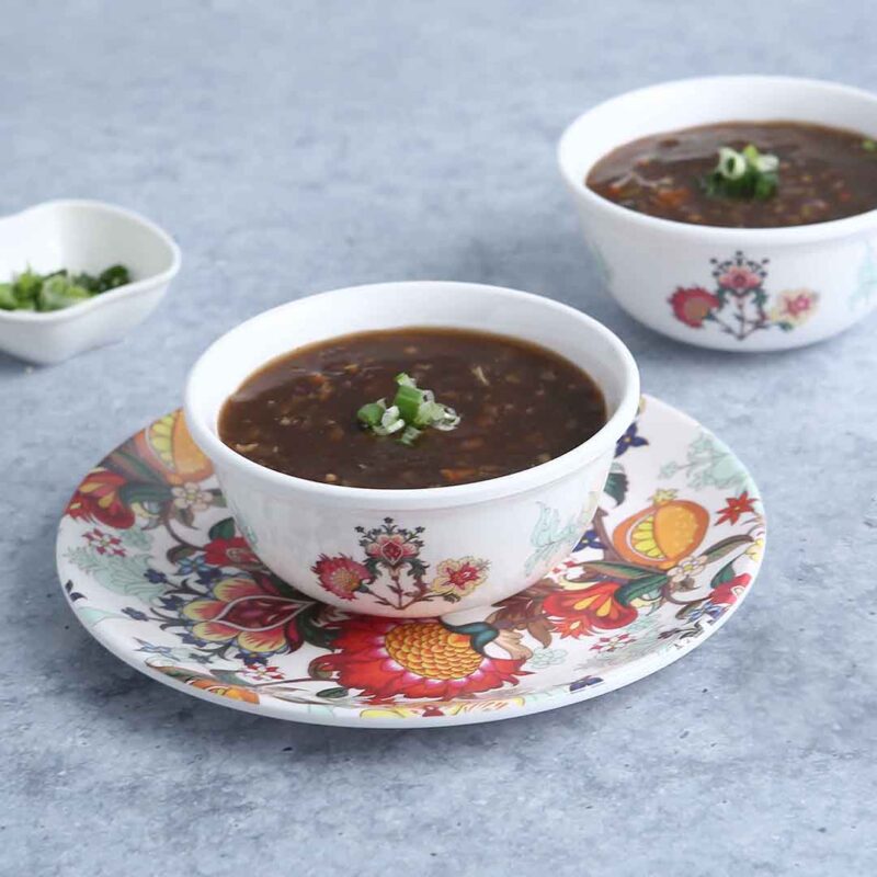 Venice Red Dinner Set of 31 Pcs | 100% Food Grade Melamine | Elegant | Break & Stain Resistant | Designer Dinnerware - Image 6