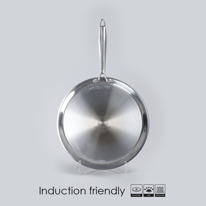 Wonderchef Renewed Stanton Stainless Steel 30 cm Nonstick Dosa Tawa | Non Stick Tawa | 2.5 mm | Black - Image 4