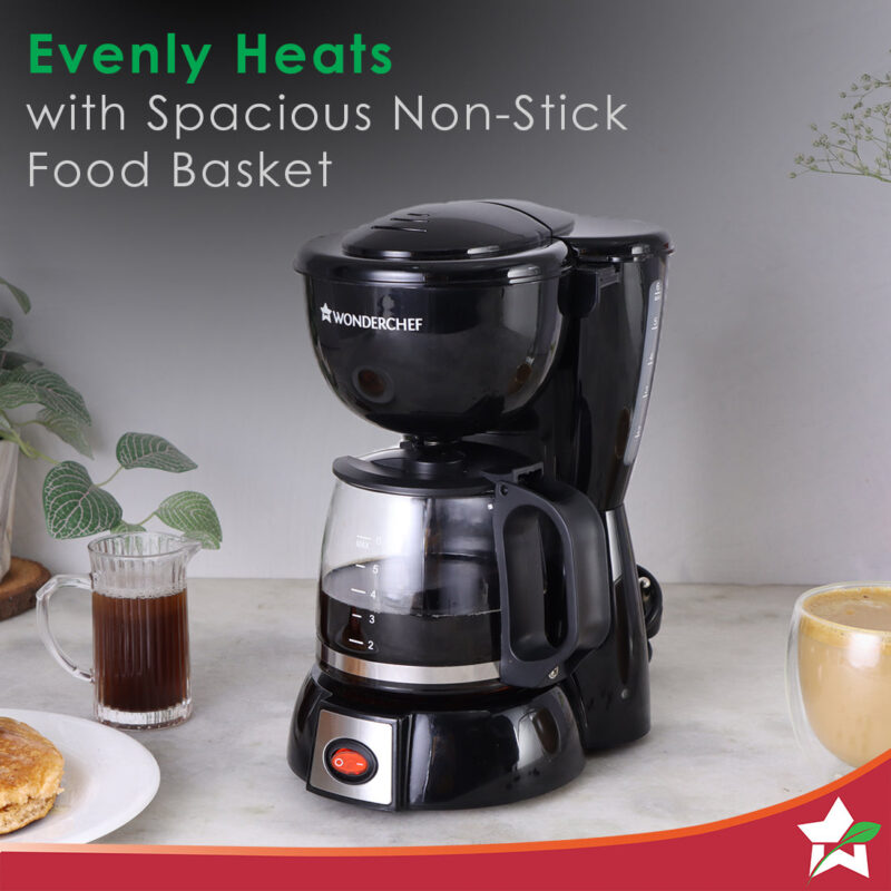 Onyx Brew Coffee Maker, Borosilicate Glass Carafe, Anti-Drip System, Fitered Water Drip Coffee Tank, 2 Years Warranty - Image 2