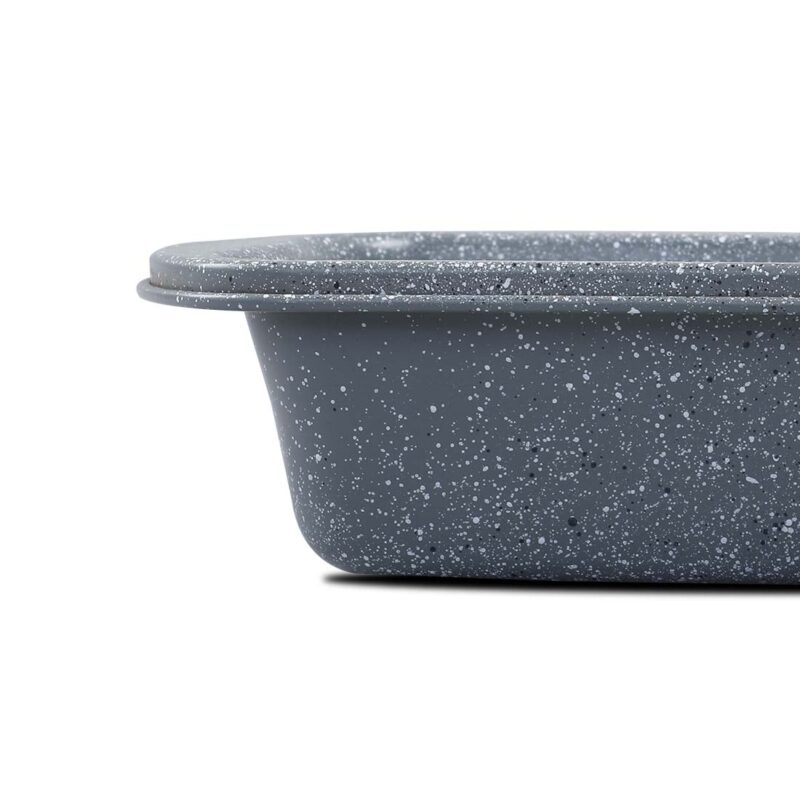 Ambrosia Small Metal Rectangle Nonstick Coated Baking Loaf Pan, Bread Baking Mould, Heavy-Duty Steel Rolled-Rim Bread Mould Rectangle Pan - Image 3