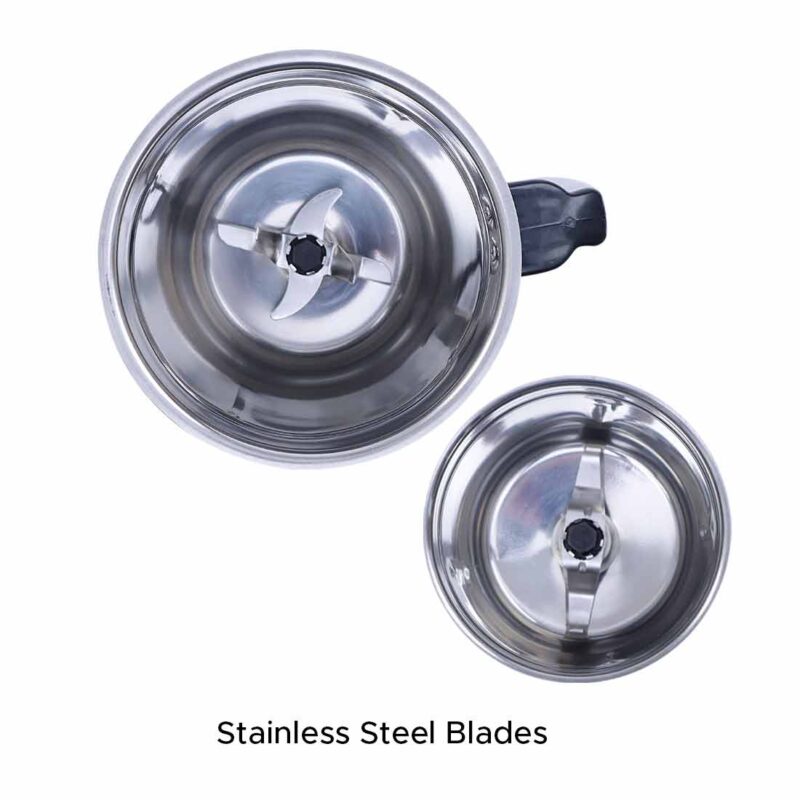 Wonderchef Renewed Capri Mixer Grinder 750W, 3 Stainless Steel Jars, Black & Red, 1 Year Warranty - Image 6