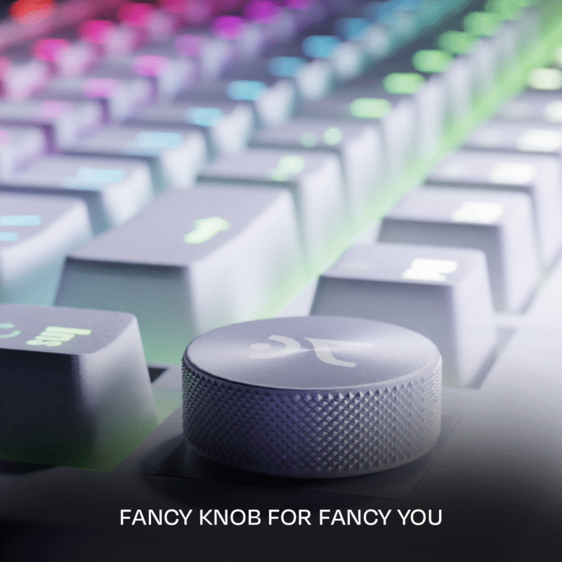 Hive All White RGB Wired Gaming Keyboard - Image 7