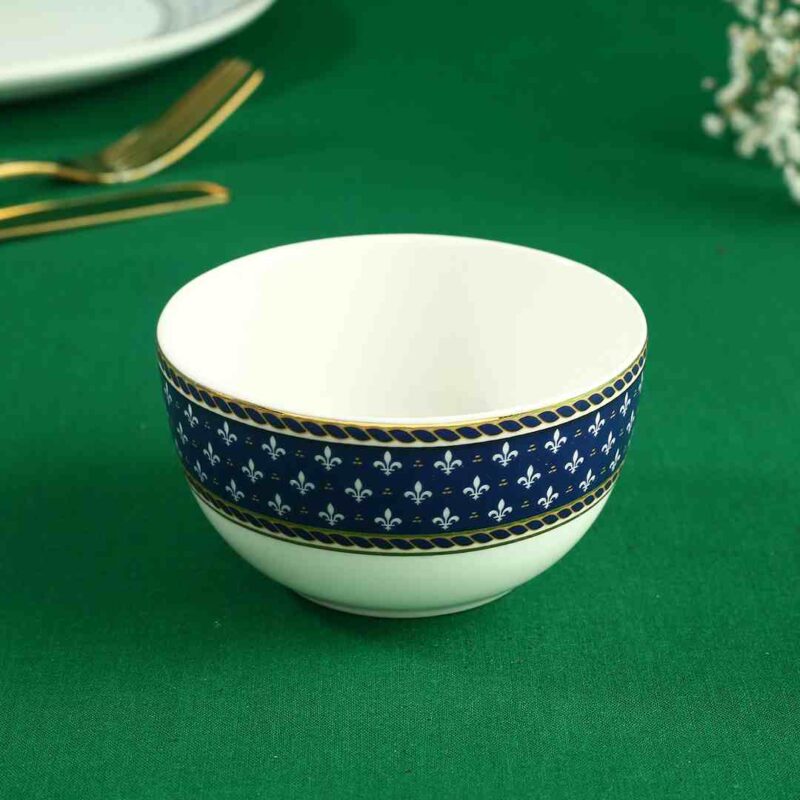 Sicilia Fine Bone China Katori - Royal Blue - Set of 2 Pcs - Image 4