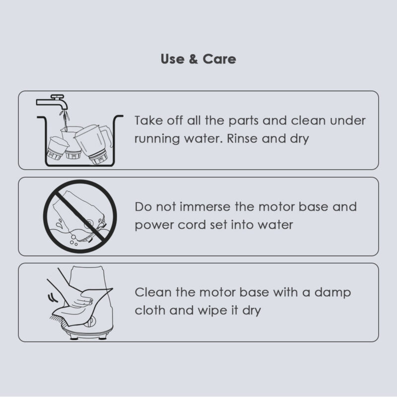 Capri Mixer Grinder 550W With 3 Stainless Steel Jars (White & Blue) - Image 14