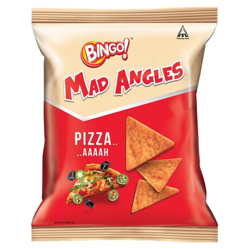 50x Bingo Mad Angles Chips Pizza - Aah, Pack of 50 - 66 g (each)
