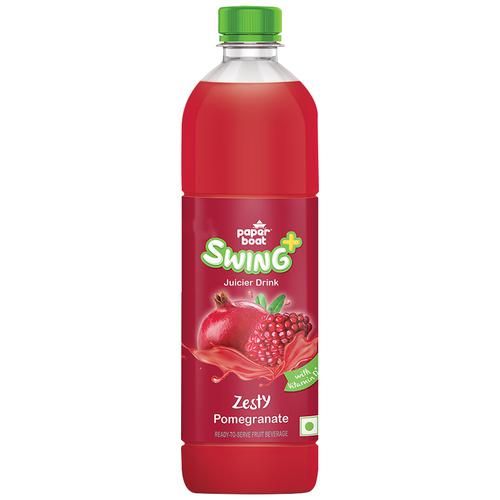 Paperboat Swing Zesty Pomegranate Juice - Enriched With Vitamin D, No GMOs, 600 ml