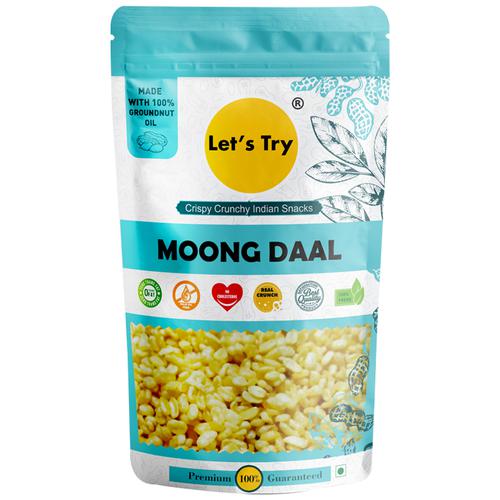 Let's Try Moong Dal Snacks - Crispy, Crunchy, High In Quality, 350 g