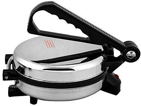 BAJAJ VACCO Go-Ezzee Chapati/Roti/Khakhra Maker C-02 Wattage 900, Stainless Steel, Black, 900w - Image 9