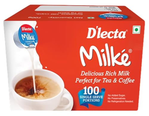 D'LECTA Milke, No Preservatives (100 Cups of 10g Each)