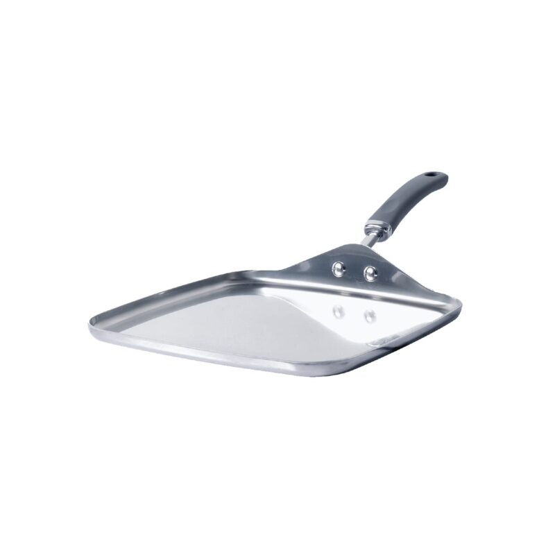 Meyer Trivantage Stainless Steel Open Square Tawa, (31612)