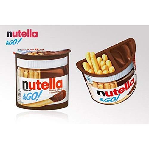 Nutella Ferrero & Go Hazelnut Spread & Malted Bread sticks, 48g (Pack of 2) - Image 5
