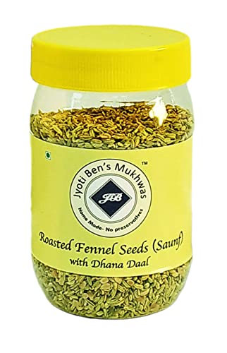 Jyoti Ben's Mukhwas - Roasted Fennel Seeds (Saunf) With Dhana Daal, 1 Count - Image 7