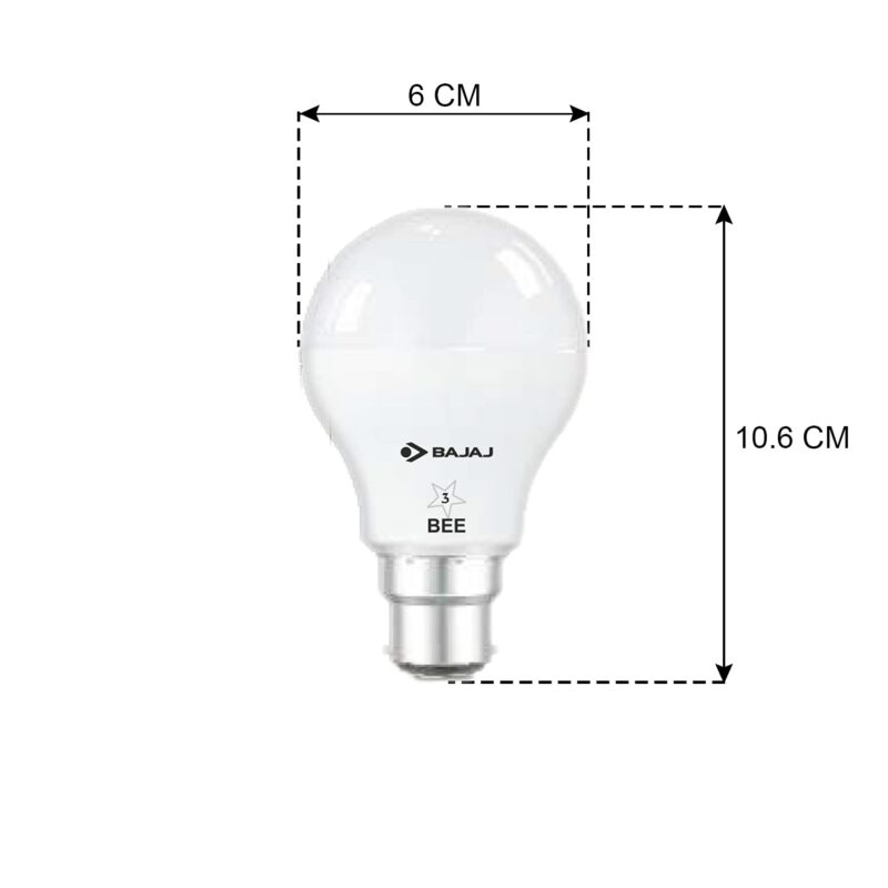 Bajaj Ivora Hb Led Lamp 9W Cdl Cool Daylight | Energy Efficient | Environment Friendly | Ir, Uv Free | 3.5 Kv Surge Protection | Led B22 Bulb For Home | (Pack Of 10) | 1 Yr Warranty - Image 2