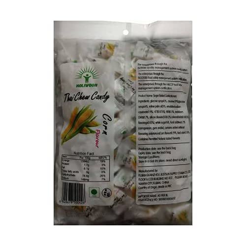 3x Haoliyuan Thai Chew Corn Flavored Candy - 350g each - 300pcs total - Pack of 3 - Image 2