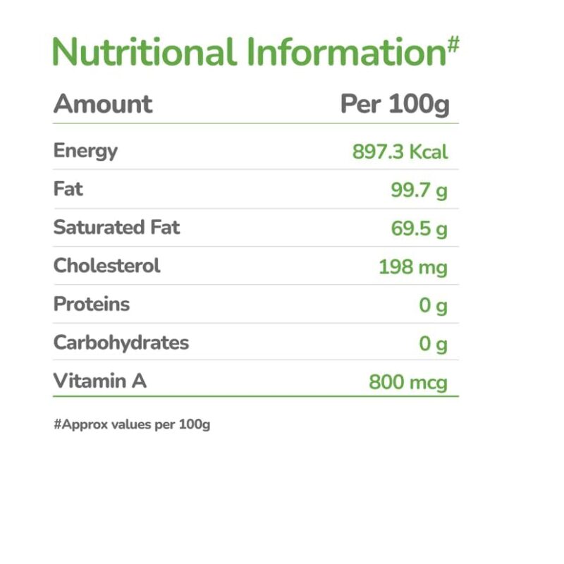Akshayakalpa Organic Desi Cow Ghee, 300ml - Pure organic ghee, traditionally-churned, chemical-free, granular ghee, nutritious by nature - Image 2